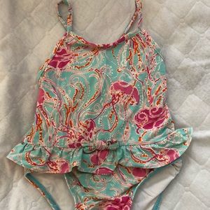 Lilly Pulitzer 3-6 Jellies be Jammin bathing suit